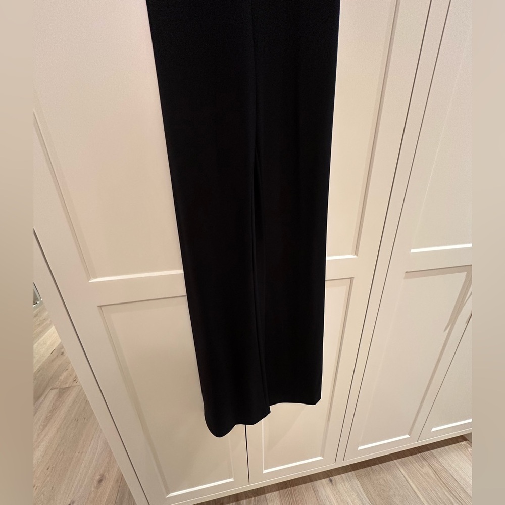 Amanda Uprichard Davina Black Ruffle Sleeve Jumpsuit XS - Picture 6 of 13
